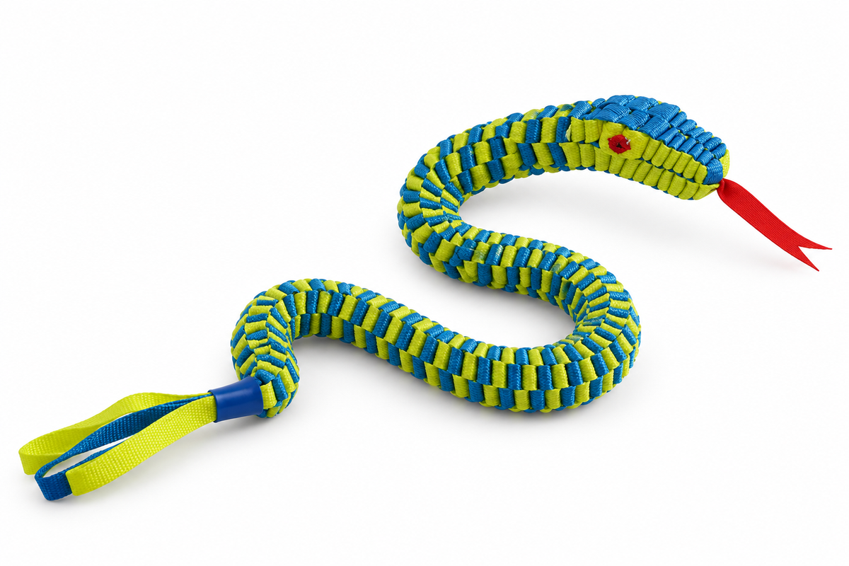 Woven Snake Rope Dog Toy