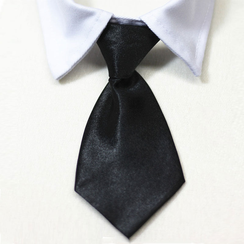 Doggo Shirt with Tie - Chocodogger Black / S