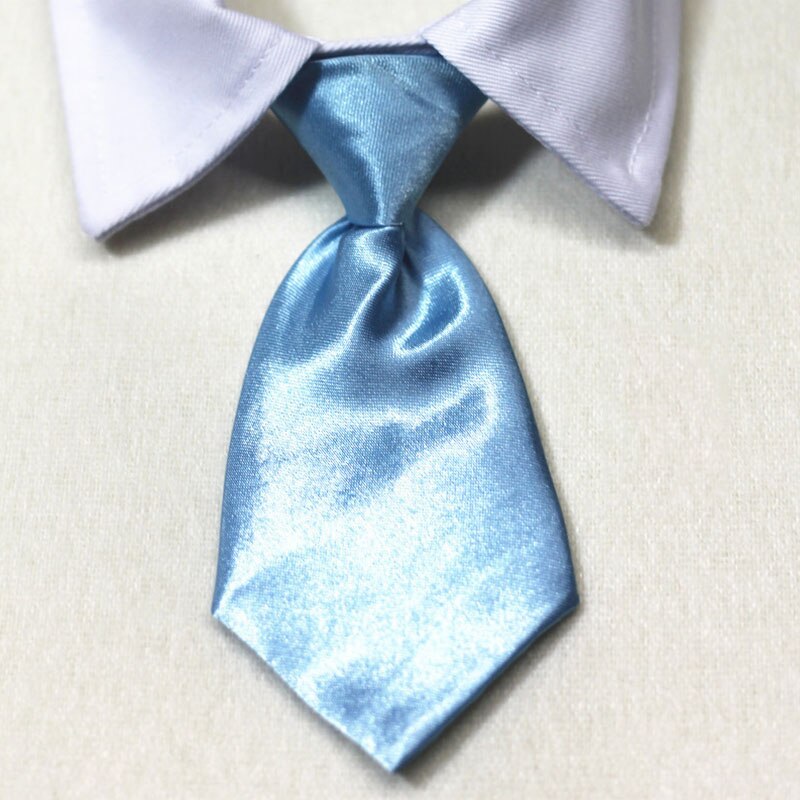 Doggo Shirt with Tie - Chocodogger Light Blue / S