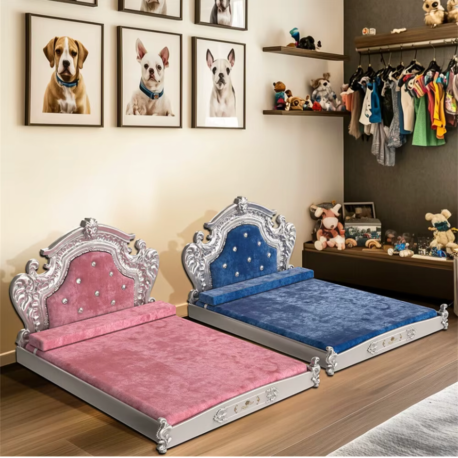 Royal King Size Velvet Pet Bed