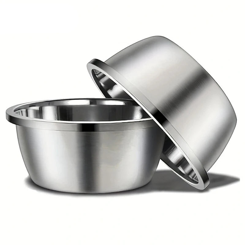 Heavy-Duty Stainless Steel Dog Bowl