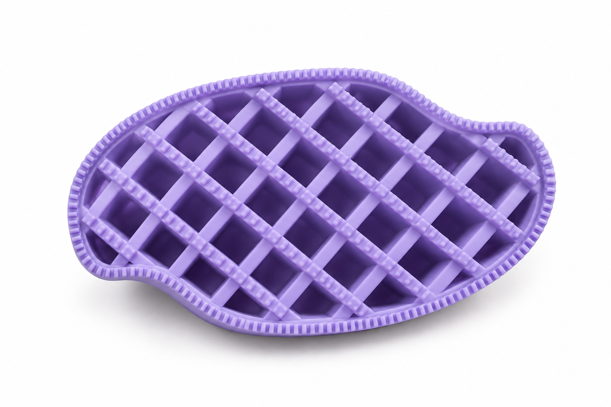 3-in-1 Silicone Pet Bath, Grooming & Massage Brush