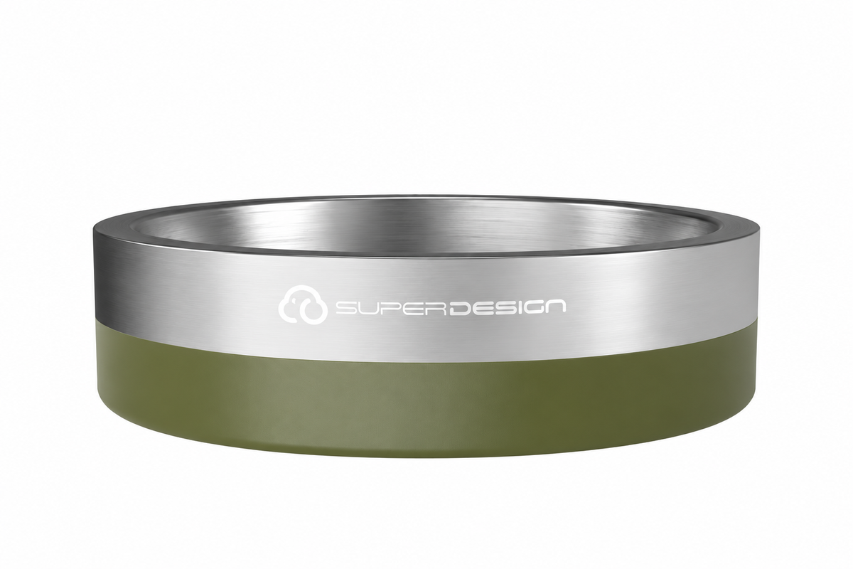 Premium Insulated Stainless Steel Dog Bowl with Non Slip Base