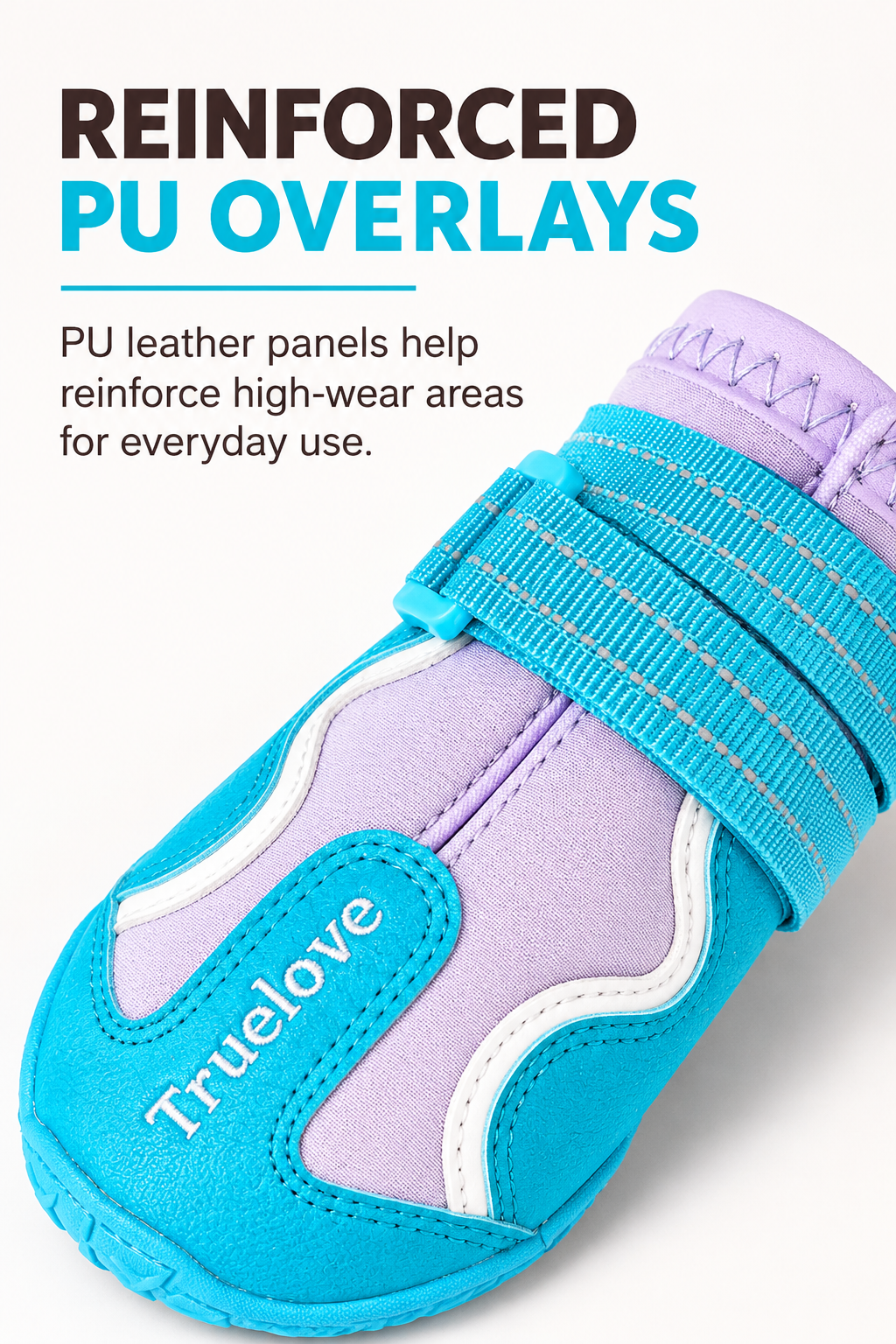 Waterproof Dog Boots with TPR Sole