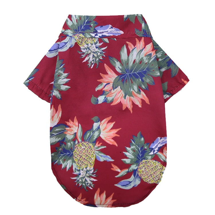 Light Pineapple Shirt - Chocodogger Red / XS