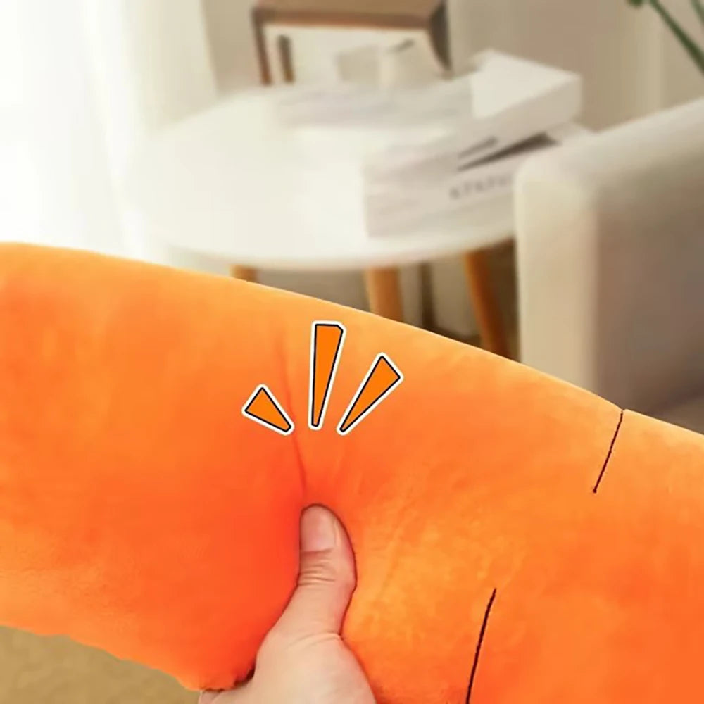 XL Carrot Squeaky Plush