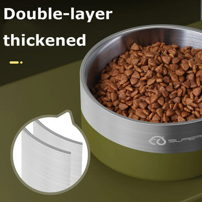 Premium Insulated Stainless Steel Dog Bowl with Non Slip Base