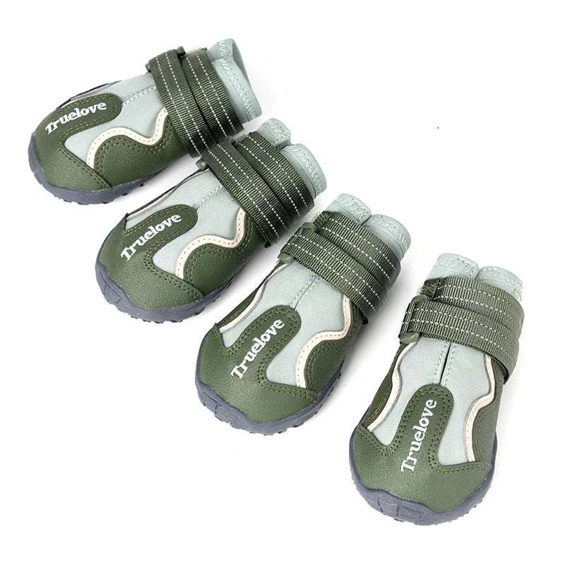Waterproof Dog Boots with TPR Sole