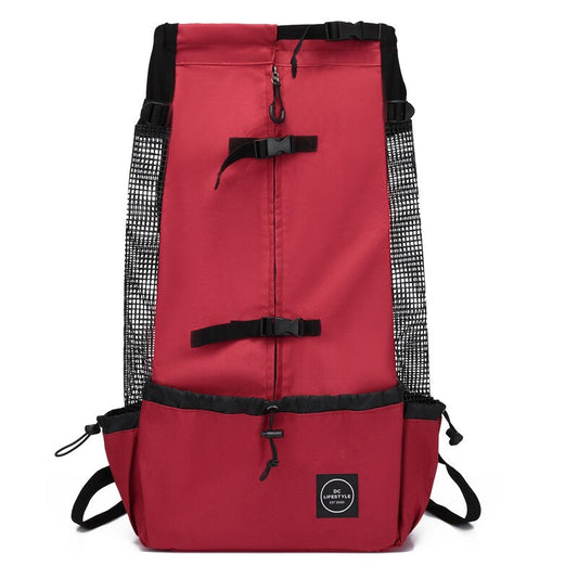 Travel Doggo Backpack - Chocodogger Red / S (1-5kg)