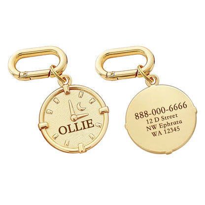 Custom ID Tag Clock - Chocodogger Gold