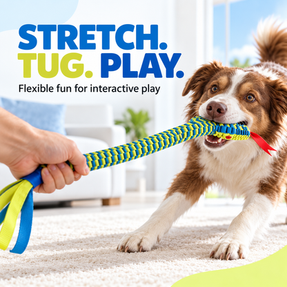 Woven Snake Rope Dog Toy