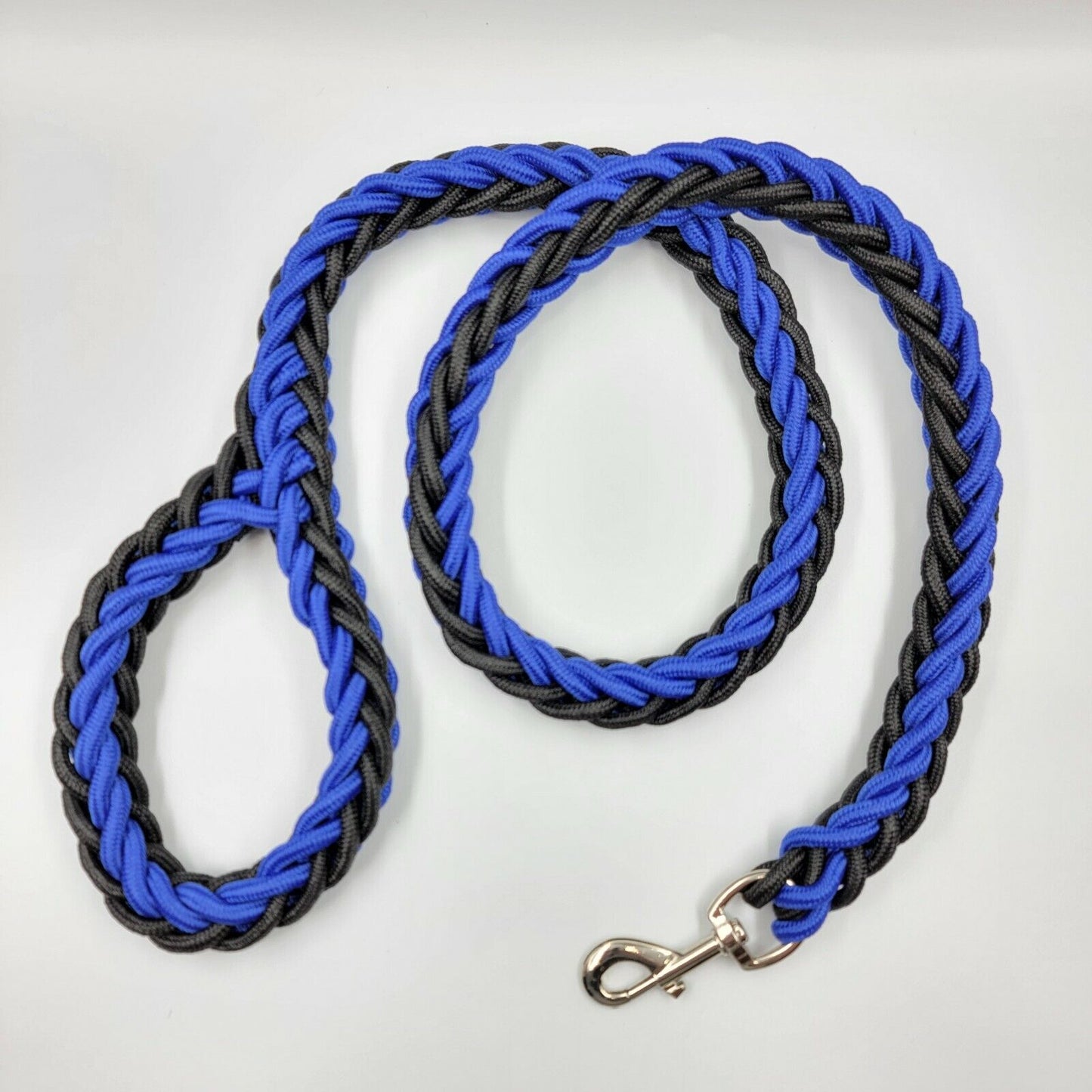 Heavy Duty Rope Leash - Chocodogger Blue Black / 1.5cm