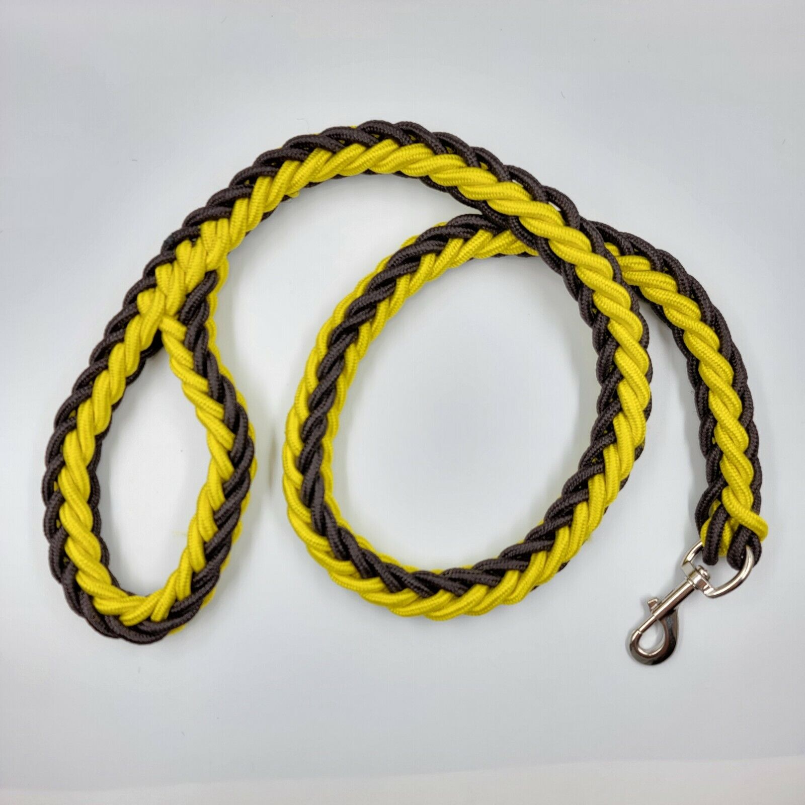 Heavy Duty Rope Leash - Chocodogger Yellow Black / 1.5cm