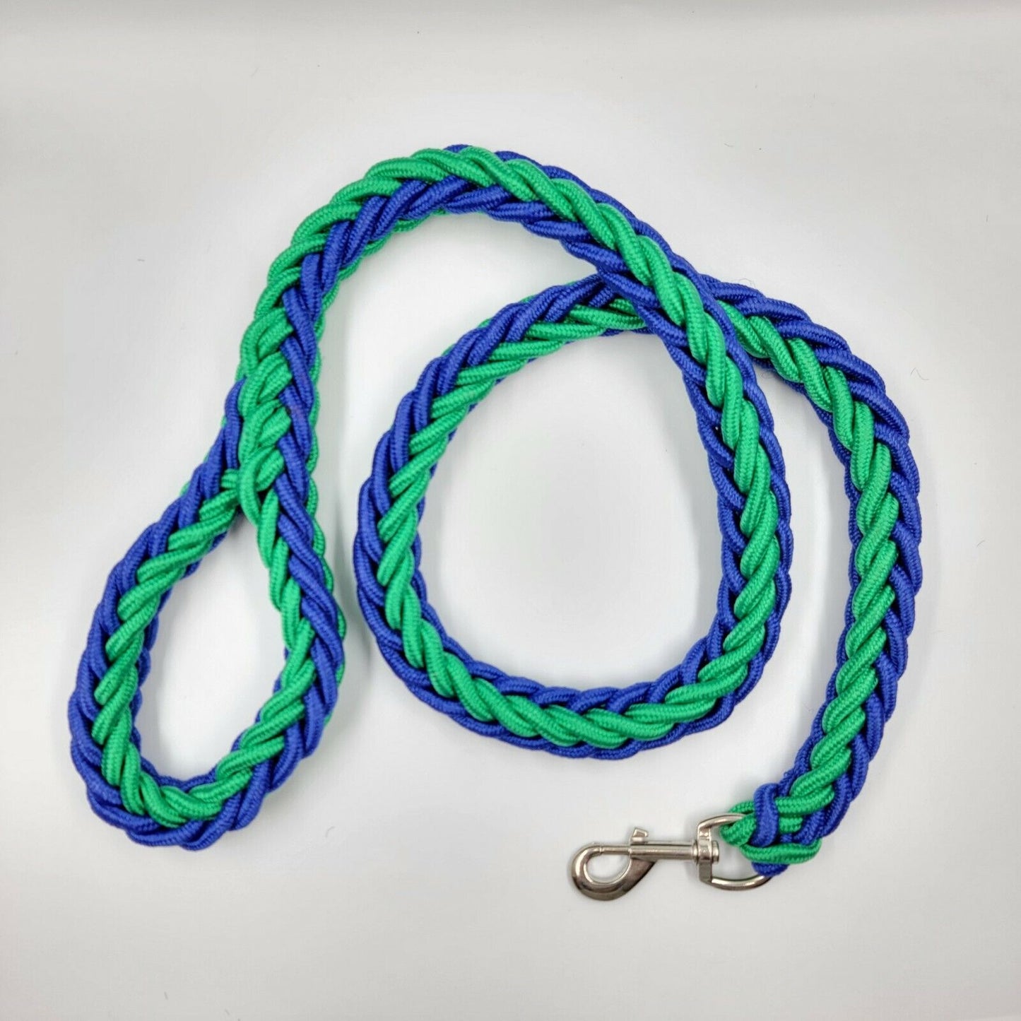 Heavy Duty Rope Leash - Chocodogger Green Blue / 1.5cm