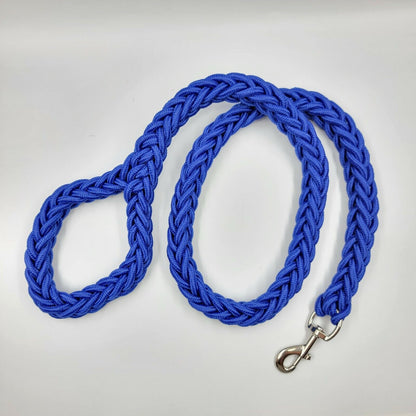 Heavy Duty Rope Leash - Chocodogger Blue / 1.5cm