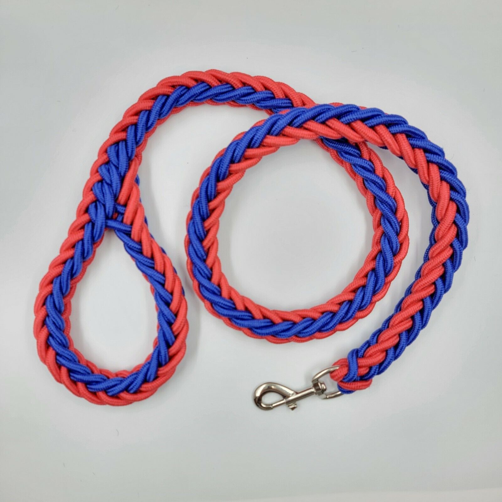 Heavy Duty Rope Leash - Chocodogger Red Blue / 1.5cm