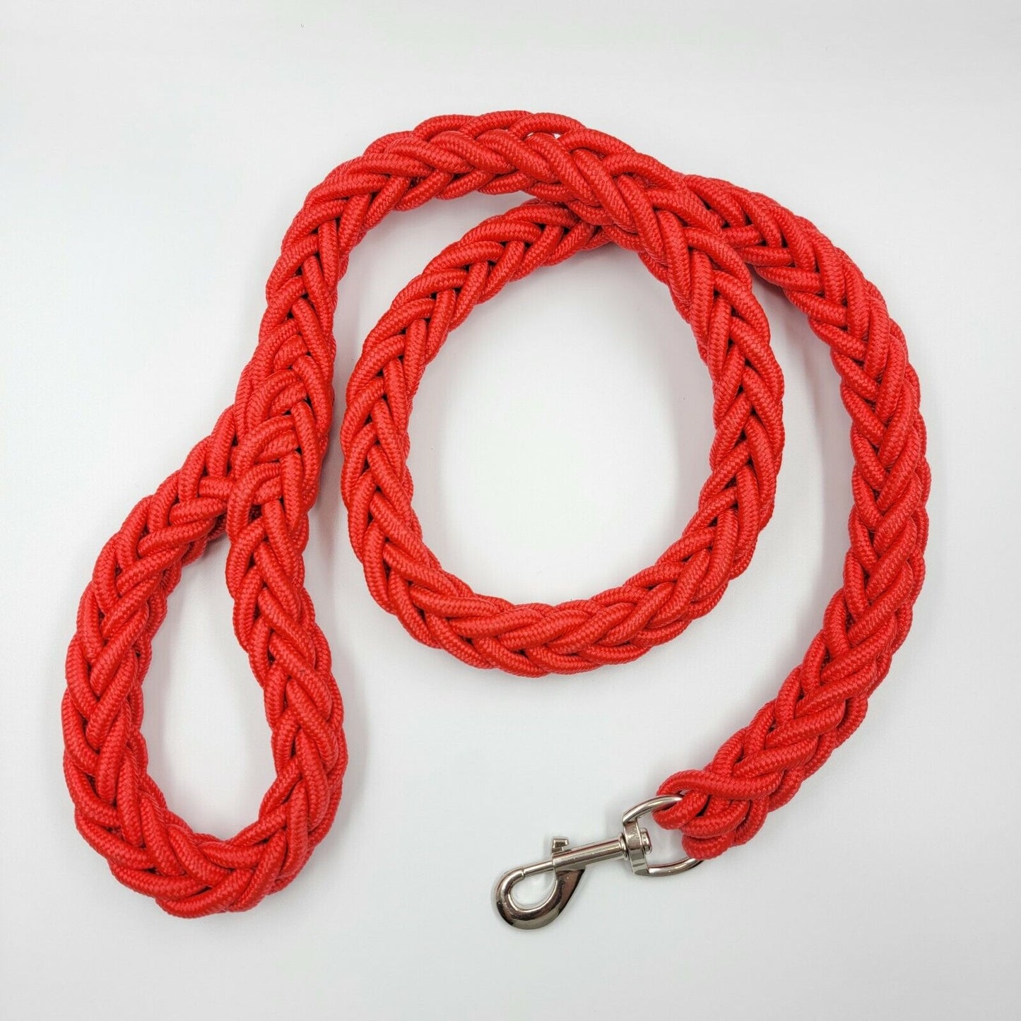 Heavy Duty Rope Leash - Chocodogger Red / 1.5cm