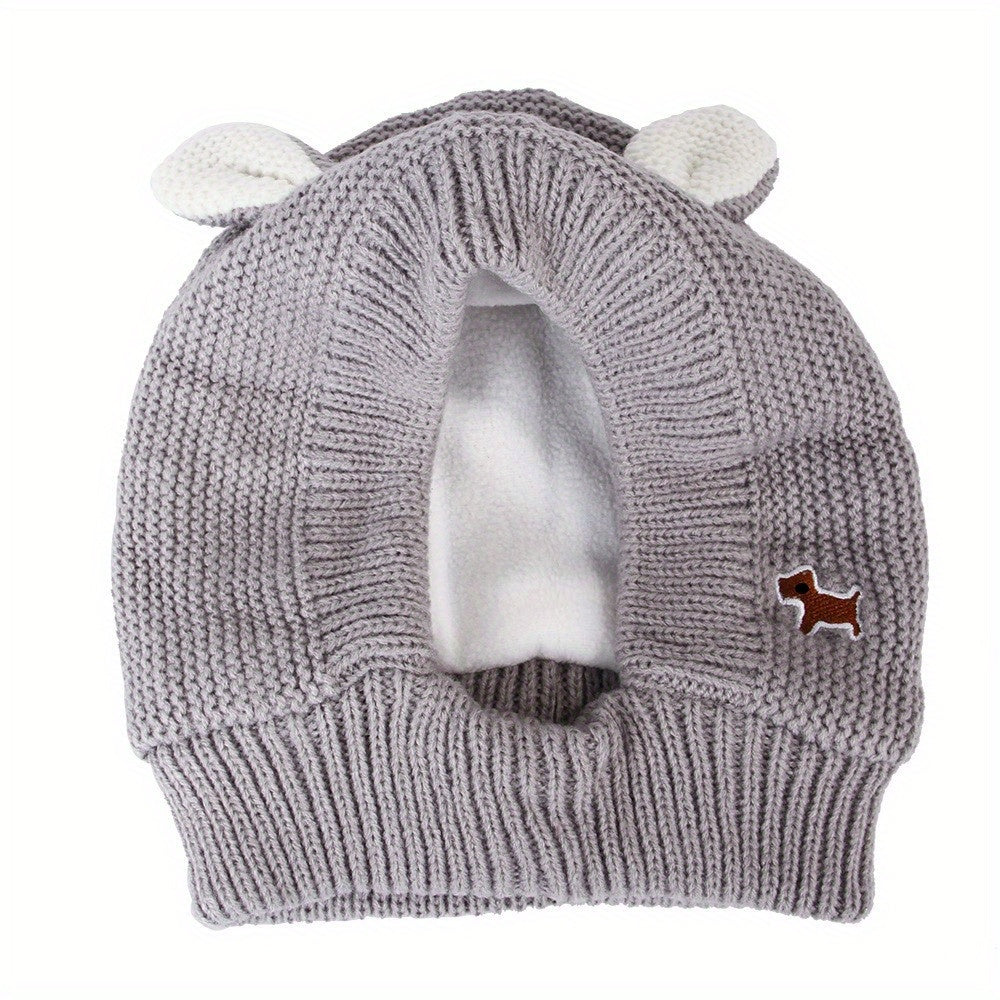 Knitted Bunny Hat - Chocodogger Grey