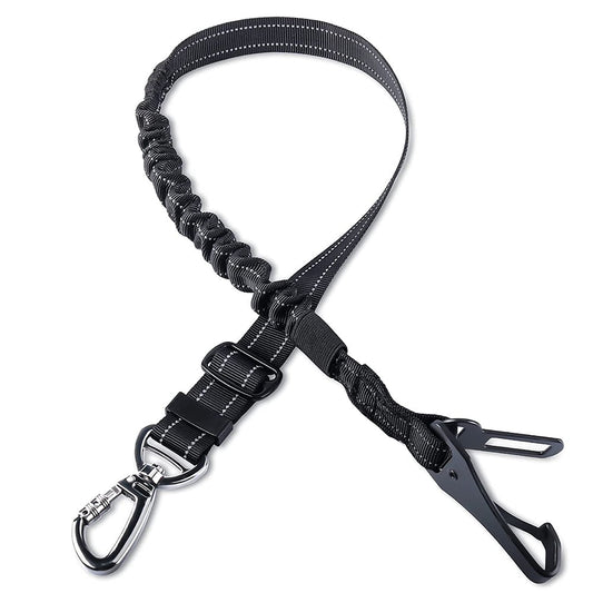 Seatbelt Leash with Carabiner - Chocodogger