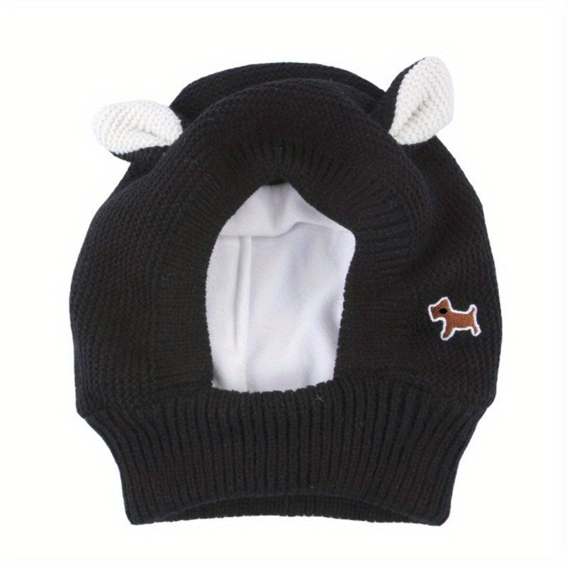 Knitted Bunny Hat - Chocodogger Black